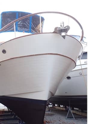 Marine Survey Assignment 7. A photo of the front part of the boat Photo credits to Nicole McLoughlin